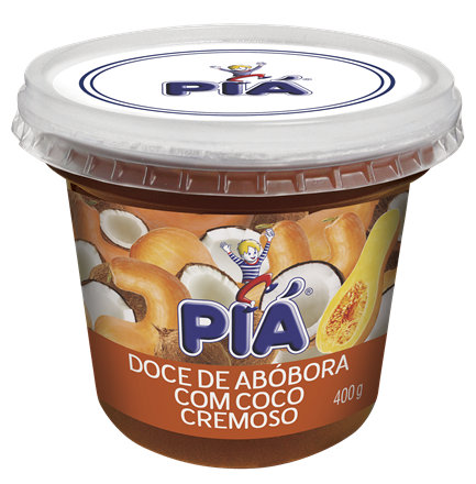 Chimia de abóbora com coco - 400g